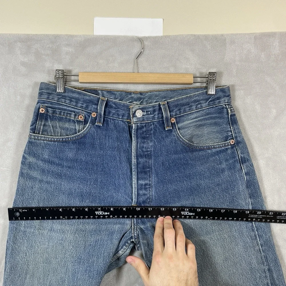 Vtg Levis 501xx Jeans Mens 34x36 (fit 32x33) Made in USA 501-0000 Whisker Fade